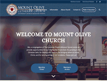Tablet Screenshot of mountolive.com